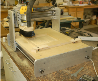 CNC Router with Vacuum  Helps With a  Dust Free Shop