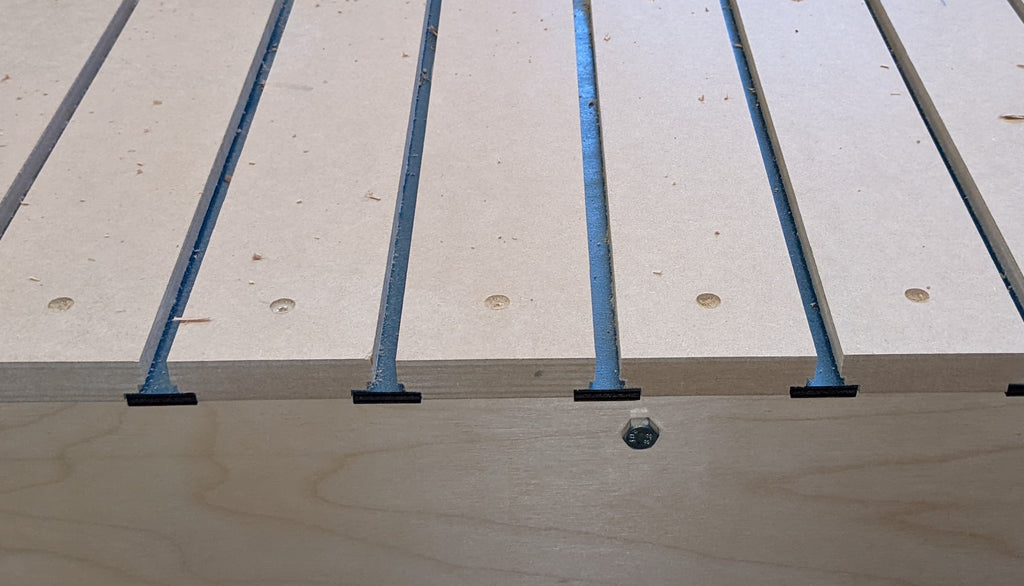 Making your own T-slot spoilboard