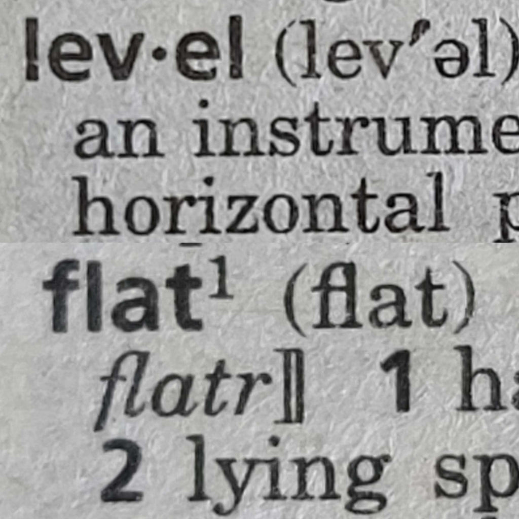 Flat is Flat
