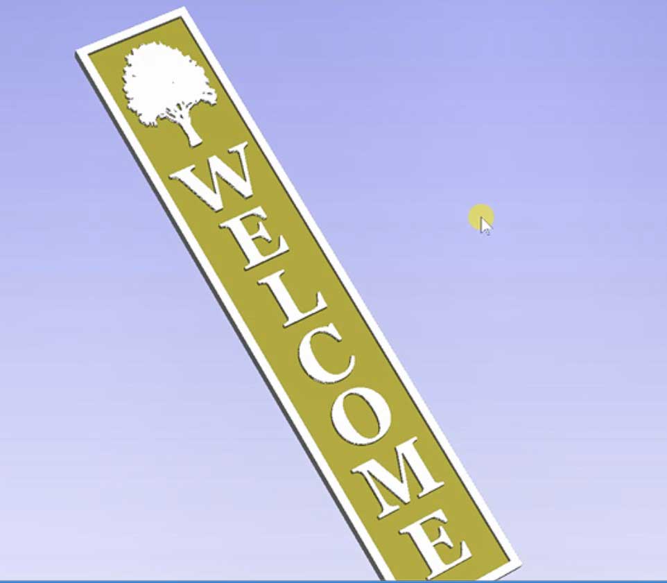 Welcome Sign Project